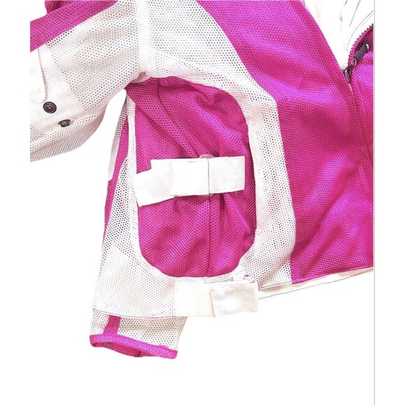 Fly Racing CoolPro II Pink Biker Padded Motorcycle Jacket W/ Zip Out Liner - Picture 4 of 8